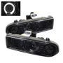 SPYDER 5009562 Projector Headlights - LED Halo - Smoke