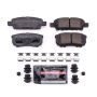PowerStop Z23-1037 PowerStop - Z23 Daily Driver Carbon-Fiber Ceramic Brake Pads with Hardware Kit