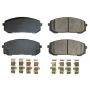 PowerStop 17-2302 PowerStop - Z17 Low-Dust Ceramic Brake Pads with Hardware