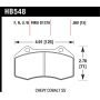 Hawk Performance HB548F.510 HPS Disc Brake Pad
