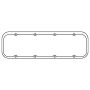 Cometic Chevrolet Gen-1 Small Block V8 .094in Fiber Valve Cover Gasket Splayed Valve Head