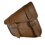 Willie & Max 59773-00 HD Sportsters,Custom Hard Tails Swingarm Bag Dual Shock(10.5inLx11.5inWx 4.5in H)-Brown