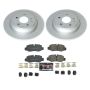 PowerStop CRK8220 Genuine Geomet Coated Rotor and Carbon-Fiber Ceramic Brake Pad Kit