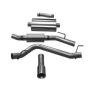 CORSA Performance 21062 Corsa 2020-2024 Jeep Gladiator JT 3.0in Cat-Back Single Touring Side Exit w/ 4.0in Polished Tip
