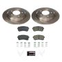 PowerStop KOE8307 OE Stock Replacement Low-Dust Ceramic Brake Pad and Rotor Kit