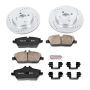 PowerStop K6739 Z23 Daily Driver Carbon-Fiber Ceramic Brake Pad and Drilled & Slotted Rotor Kit