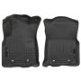 Husky Liners 2018 Toyota Tacoma Double Cab w/ Standard Trans WeatherBeater Black Front Floor Liners