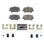 PowerStop Z23-2136 PowerStop - Z23 Daily Driver Carbon-Fiber Ceramic Brake Pads with Hardware Kit