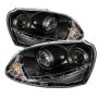 SPYDER 5017505 Projector Headlights - DRL - Black