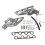 BBK Performance Parts 15120 1986-93 MUSTANG 5.0 1-5/8 SHORTY EQUAL LENGTH HEADERS (POLISHED SILVER CERAMIC)