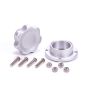 ALLSTAR PERFORMANCE ALL36180 Filler Cap Silver with Bolt-In Alum Bung Small