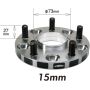Project Kics 12X1.50 HUB67MM 5-114.3 Wide Tread Spacers - 15MM