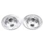 PowerStop JBR304XPR PowerStop Evolution Performance Drilled, Slotted & Plated Brake Rotor Pair