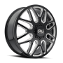 Cali Offroad 9115D22877BMF115 INVADER DUALLY (9115D) GLOSS BLACK MILLED
