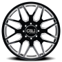 Cali Offroad 9115D22877BMF115 INVADER DUALLY (9115D) GLOSS BLACK MILLED