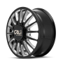 Cali Offroad 9110D2879BMF115 SUMMIT DUALLY FRONT (9110) GLOSS BLACK MILLED