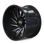 Cali Offroad 91142183BM PURGE (9114) GLOSS BLACK MILLED