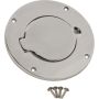 Kentrol 97-06 Jeep Wrangler TJ Billet Style Gas Hatch - Polished Silver