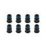 BLOX Racing 11mm Adapter Top (1/2in) w/Viton O-Ring & Retaining Clip (Set of 8)