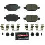 PowerStop Z23-2168 PowerStop - Z23 Daily Driver Carbon-Fiber Ceramic Brake Pads with Hardware Kit