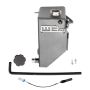 Wehrli 20-21 Chevrolet 6.6L L5P Duramax OEM Placement Coolant Tank Kit - Flat Black
