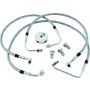 TwinPower 035898 Twin Power 96-07 FLHT Models Stainless Steel Dot Brake Line Kit Front Stock Length