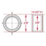 SPECIALTY PRODUCTS COMPANY 15525 WELD-IN RING KIT 2.25