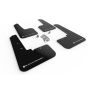 Rally Armor MF66-UR-BLK/WH Black Mud Flap/White Logo