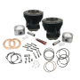 S&S Cycle 91-9101 66-84 BT 93in Standard Compression 3-5/8in Big Bore Cylinder & Piston Kit - Gloss Black