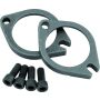 TwinPower 491474 Twin Power 06-17 Big Twin with EFI Raw EFI Flange Set 50MM
