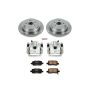 PowerStop KCOE2382 OE Stock Replacement Low-Dust Ceramic Brake Pad, Rotor and Caliper Kit
