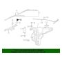 Mopar 68086669AA CAP, Wiper Arm