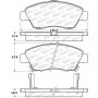Stoptech 308.06211 Street Brake Pads - Rear