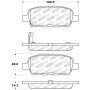StopTech Performance 6/02-08 350z / 01-08 G35 Rear Brake Pads