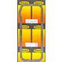 MILODON MIL40450 Oil Pan Gasket - BBF FE