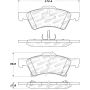 Stoptech 308.08570 Street Brake Pads