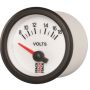 AutoMeter ST3266 Stack 52mm 8-18V Electric Battery Voltage Gauge - White