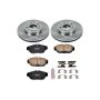 PowerStop KOE571 OE Stock Replacement Low-Dust Ceramic Brake Pad and Rotor Kit