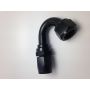 Fragola -10AN Nut x -12AN Hose Reducing Hose End 150 Degree - Black