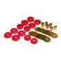Prothane 67-69 Chevy Camaro/Firebird Conv Body Mount - Red