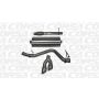 CORSA Performance 14872 Corsa 14-19 GMC Sierra/Chevy Silv 1500 Reg. Cab/Long Bed 5.3L V8 Polished  Single Side CBExhaust