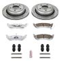 PowerStop K6181-26 Z26 Street Performance Ceramic Brake Pad and Drilled & Slotted Rotor Kit