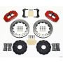 Wilwood 140-10968-DR Narrow Superlite 6R Front Hat Kit 13.06in Drill Red Backdraft Cobra (BMW E36 Based)