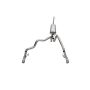 CORSA Performance 21239 Corsa 2022-2024 Chevrolet Silverado 1500 Cat-Back Dual Rear Exit with Turn Down Tail Pipes