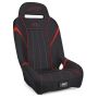 PRP Seats A58R-237 PRP GT/S.E. Rear Suspension Seat- Black/Red