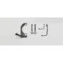 Wilwood 220-13189 Tandem Master Cylinder to Prop valve Bracket L/H & Line Kit
