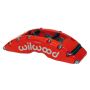 Wilwood 120-14319-RSR Caliper-TC6R-Red 1.88/1.62/1.62in Pistons 1.38in Disc