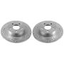 PowerStop EBR1047XPR PowerStop Evolution Performance Drilled, Slotted & Plated Brake Rotor Pair