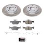 PowerStop SC8334 Semi-Coated Rotor and Low-Dust Ceramic Brake Pad Kit