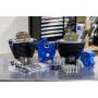 S&S Cycle 310-1233 2017+ M8 132in Power Pack w/ Chrm Pushrod Tubes & Cam Chain Tensioners - Blk w/o Highlight